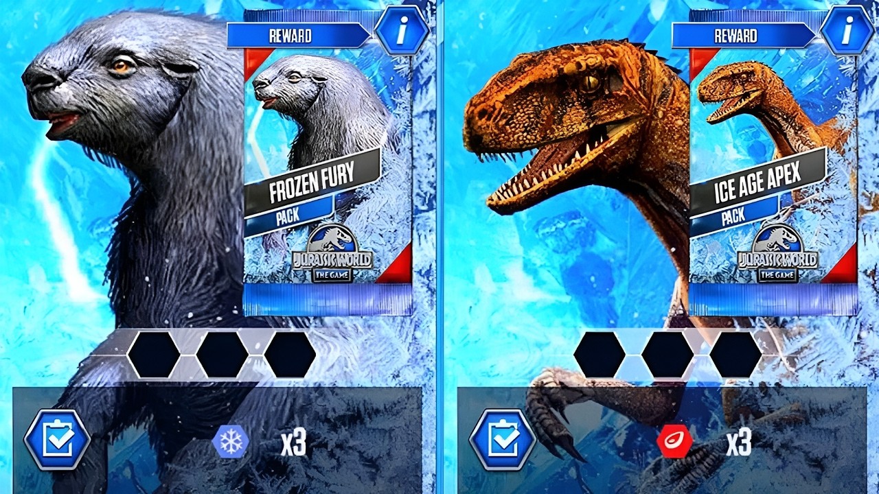 FROZEN FURY AND ICE AGE APEX | JURASSIC WORLD THE GAME