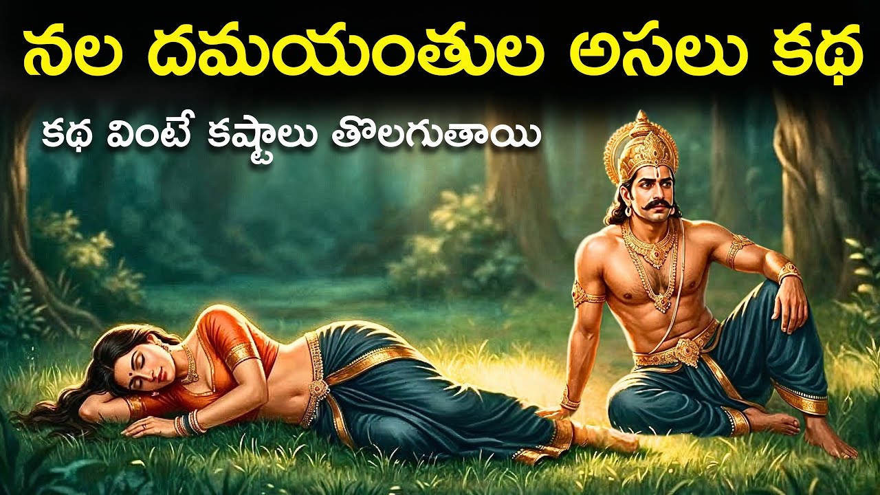 నల దమయంతుల కథ | Nala Damayanthi Story in Telugu | Nalopakhyanam | Mahabharatam Story in Telugu