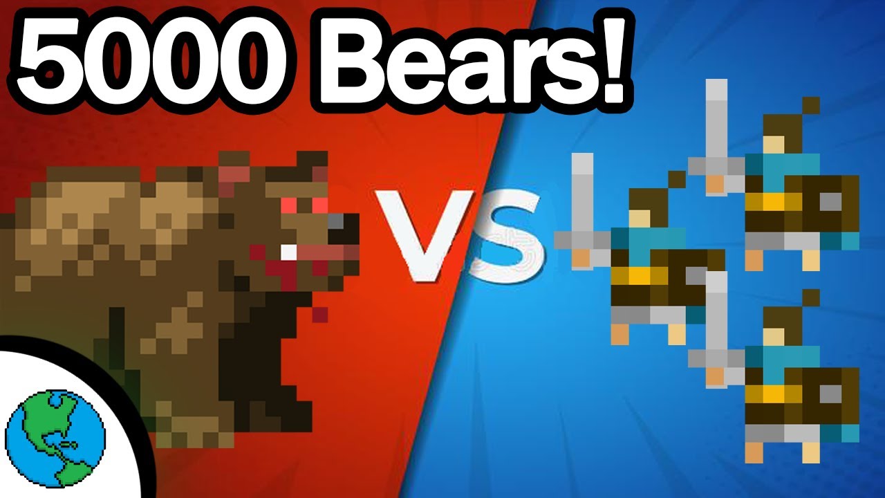 5000 Bears Vs. Humans! -WorldBox