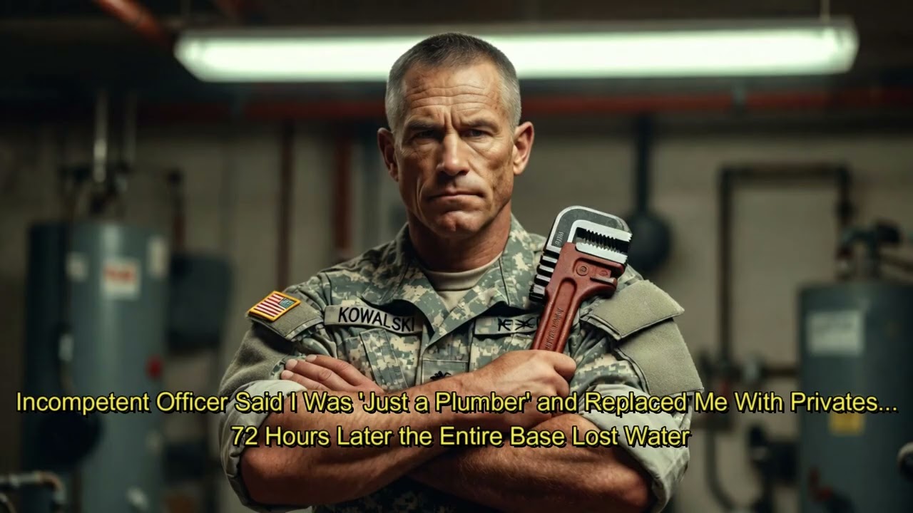 Incompetent Officer Said I Was 'Just a Plumber' and Replaced Me With Privates...