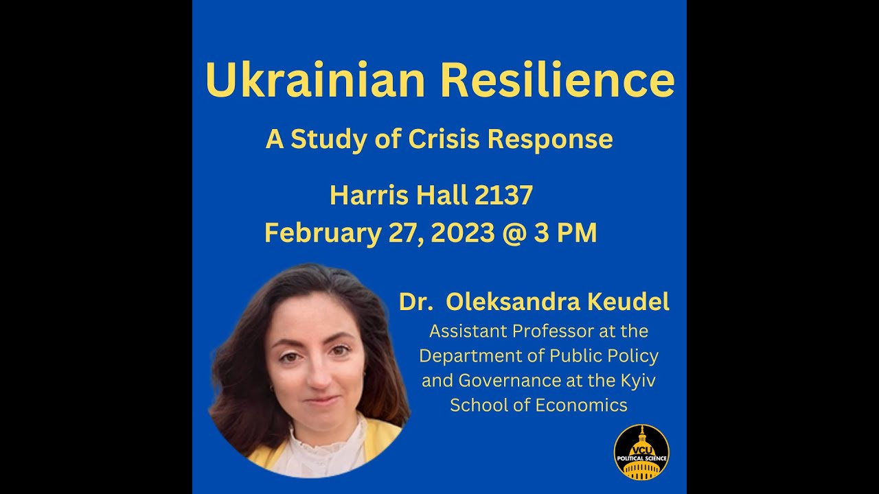 Ukrainian Resilience: A Study of Crisis Response