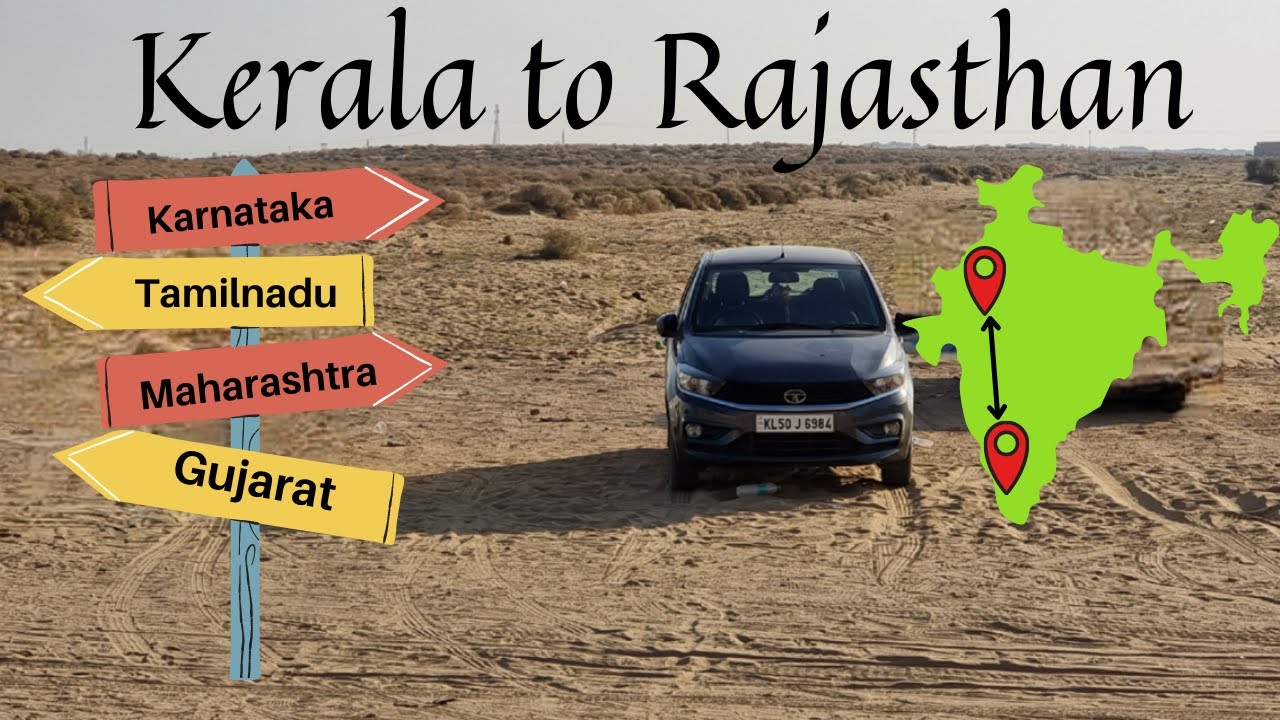 Kerala to Rajasthan | Travel with Kids | Road Trip | Tata Tiago | Jodhpur | Jaisalmer | Udaipur |