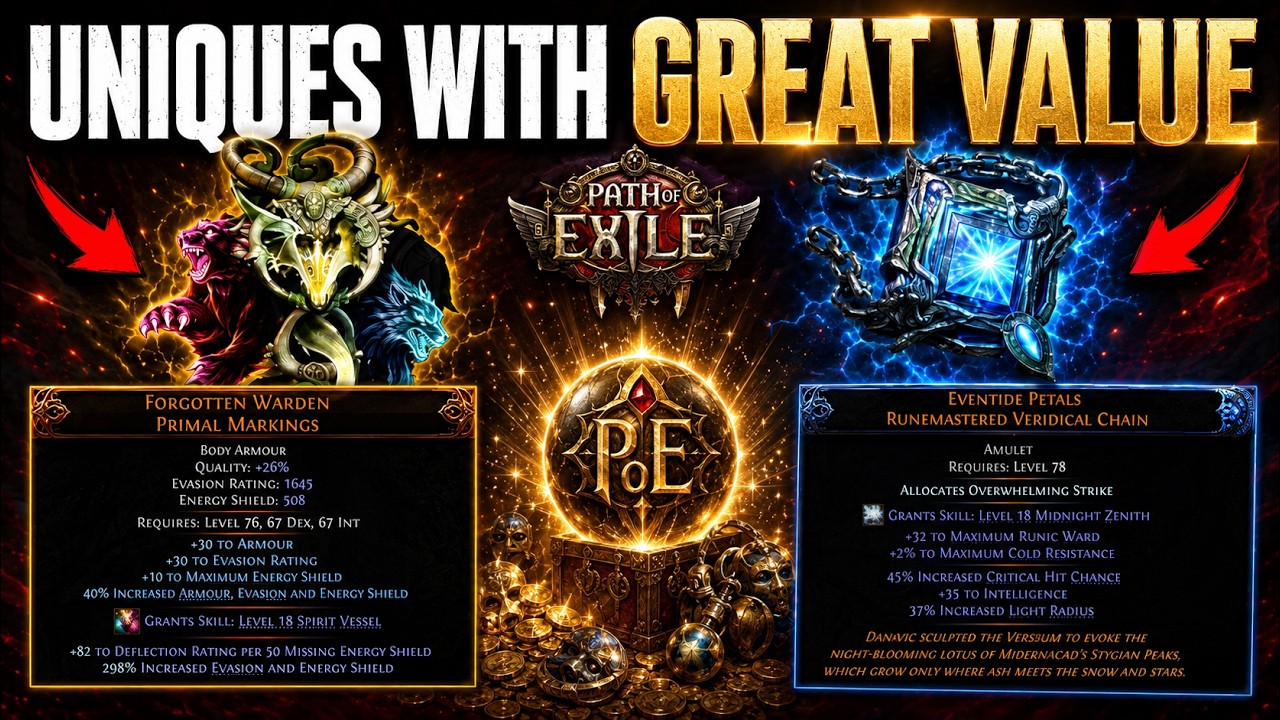 Best Uniques for Ice Strike Monk builds | 0.5 Runes of Aldur