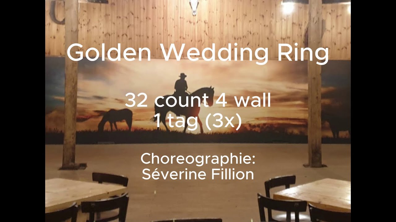 GOLDEN WEDDING RING / LINE DANCE / STEPS (TUTORIAL)