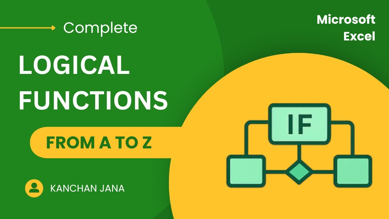 Logical functions | Excel | From A to Z
