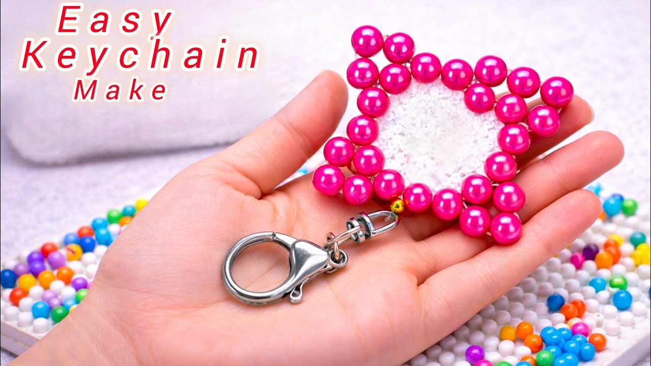 Keychain make ||Easy keychain make tutorial for begginners ||