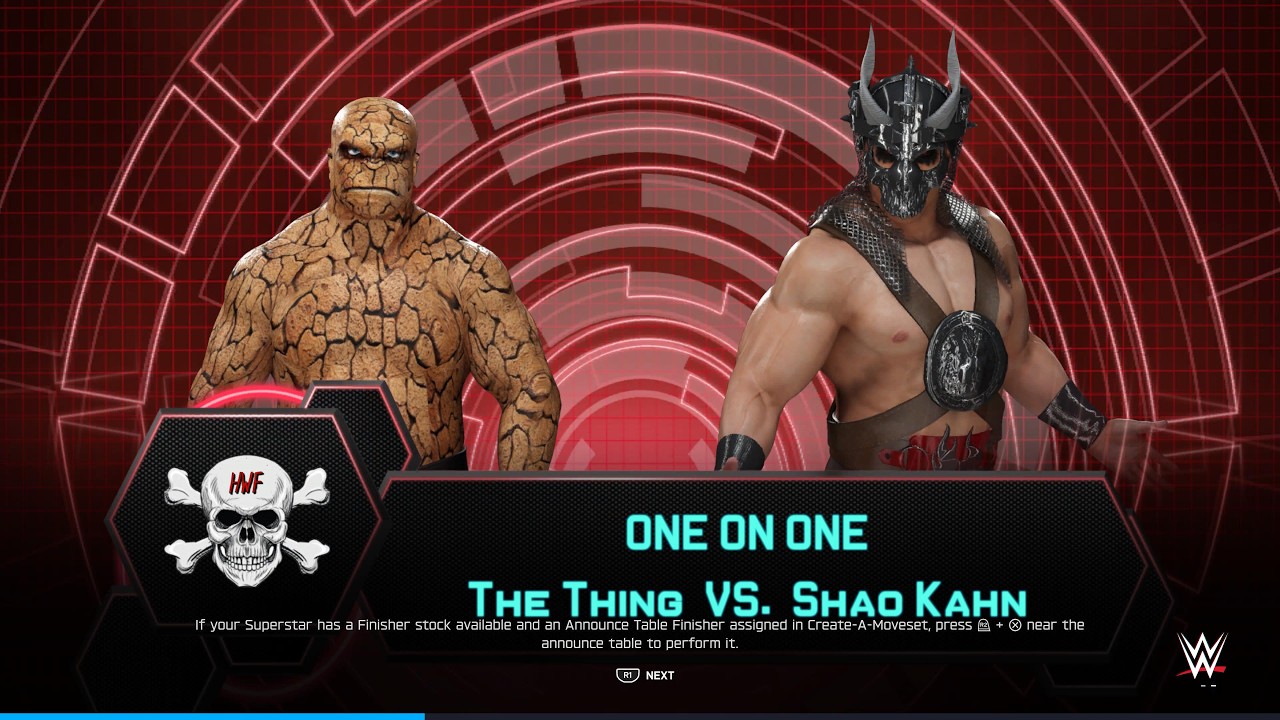 The Thing vs Shao Kahn