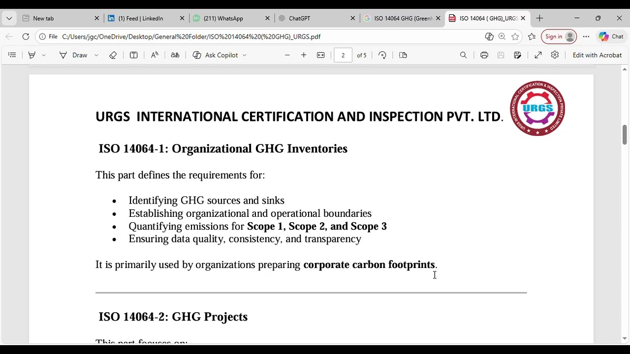 ISO 14064 Lead Verifier Training | GHG Accounting & Verification Explained | URGS