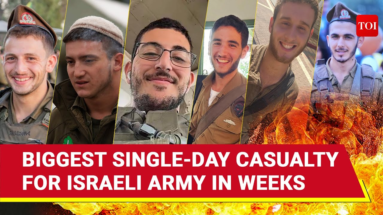 'Biggest IDF Casualty' In Hezbollah Attacks; Israeli Army Confirms Death Of Six Soldiers