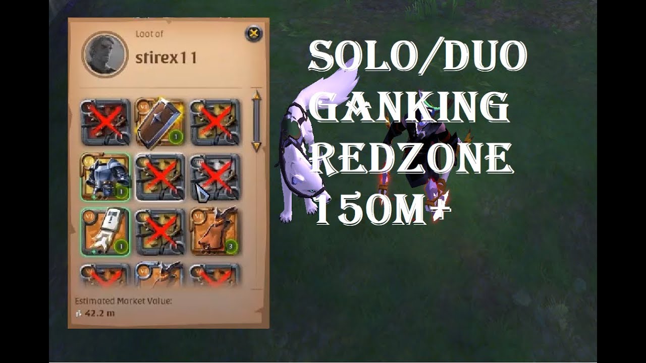 Red zone | Solo/Duo Ganking #1 | 150M+ | Albion Online