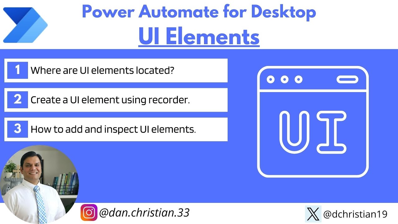 Power Automate for Desktop UI Elements
