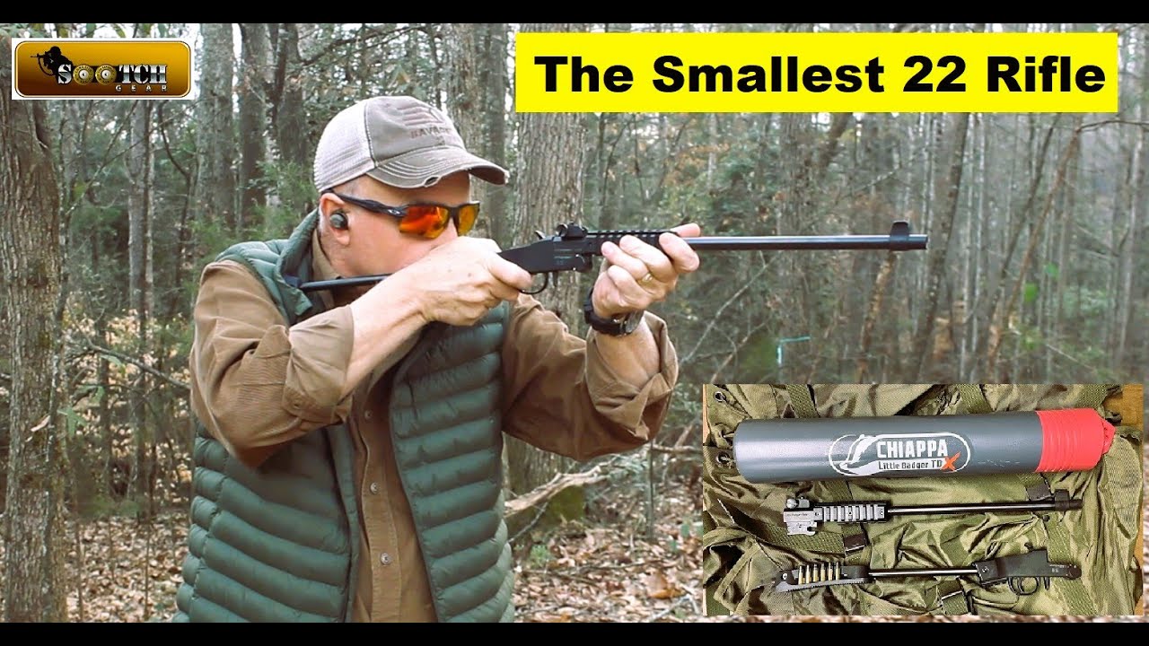 The Smallest 22 Survival Rifle : Chiappa Little Badger TDX