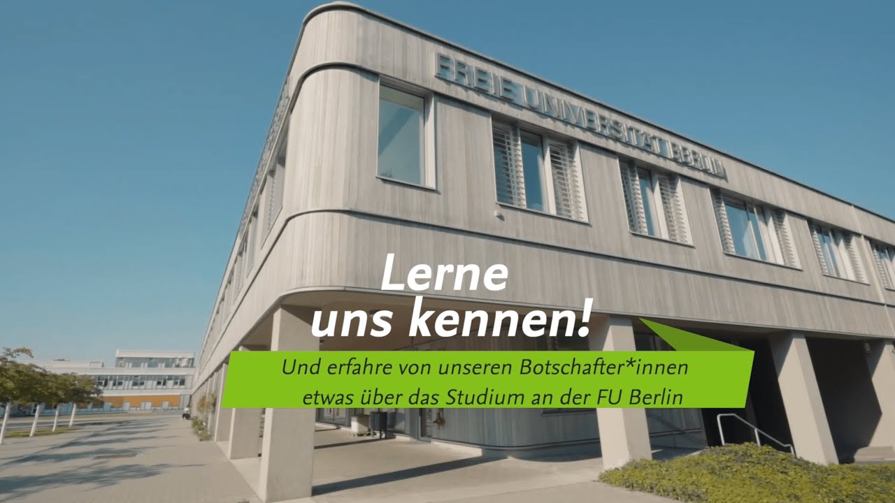 Studium an der Freien Universit&auml;t Berlin