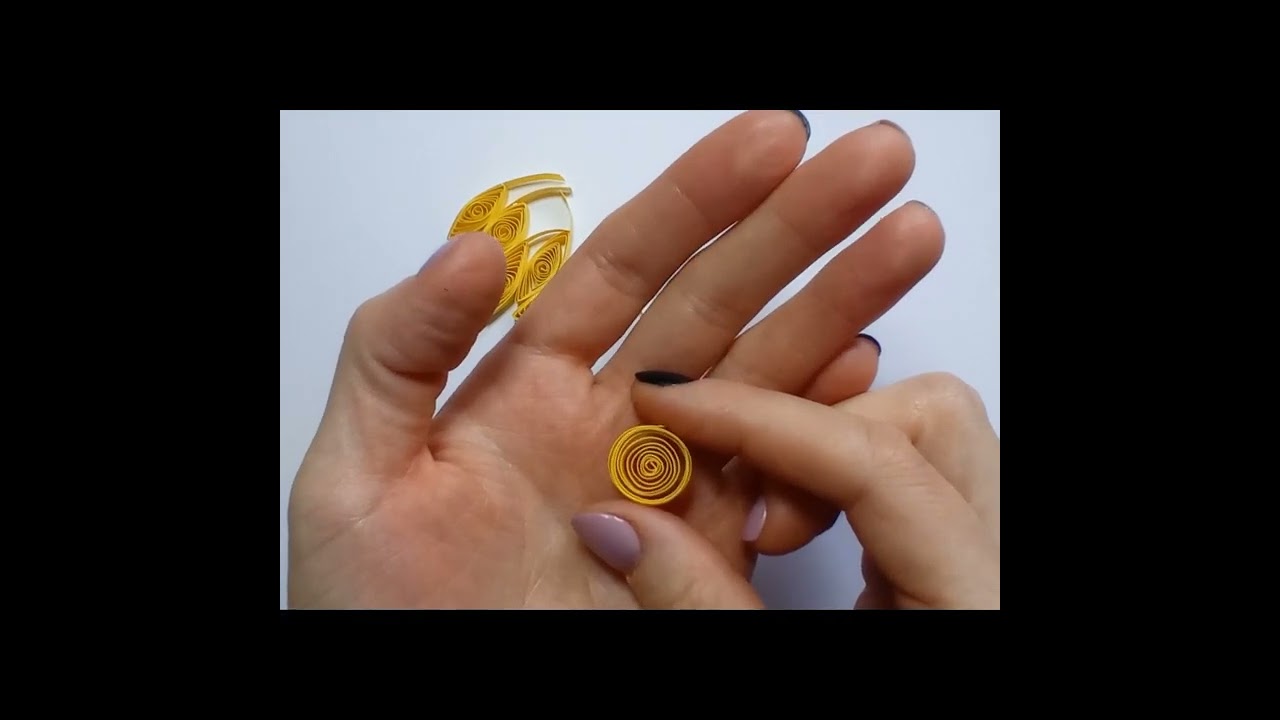 Колосок технікою квілінгу