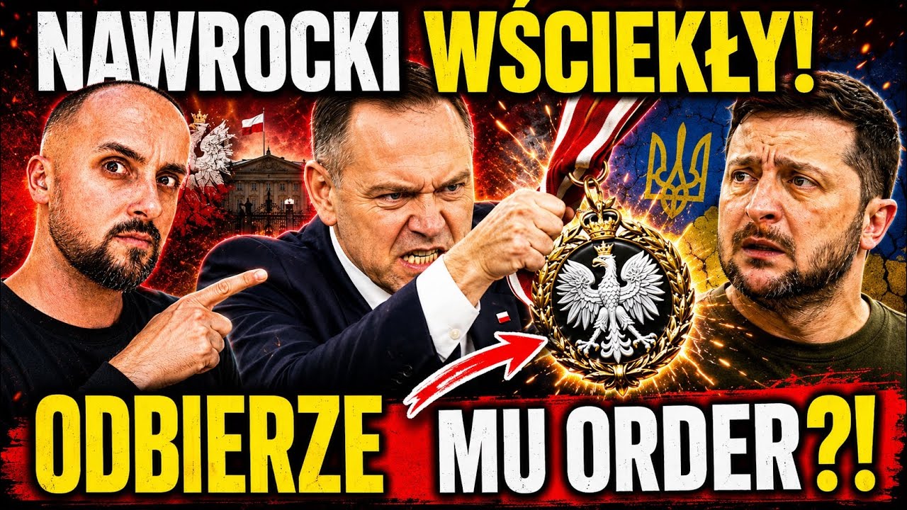 Co zrobił Zełenski?! Nawrocki m&oacute;wi: odbieram order! 