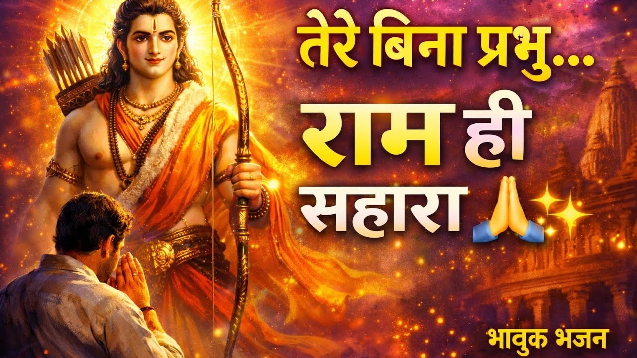 तेरे बिना प्रभु… राम ही सब कुछ 🙏 | Emotional Ram Bhajan | Heart Touching Bhajan