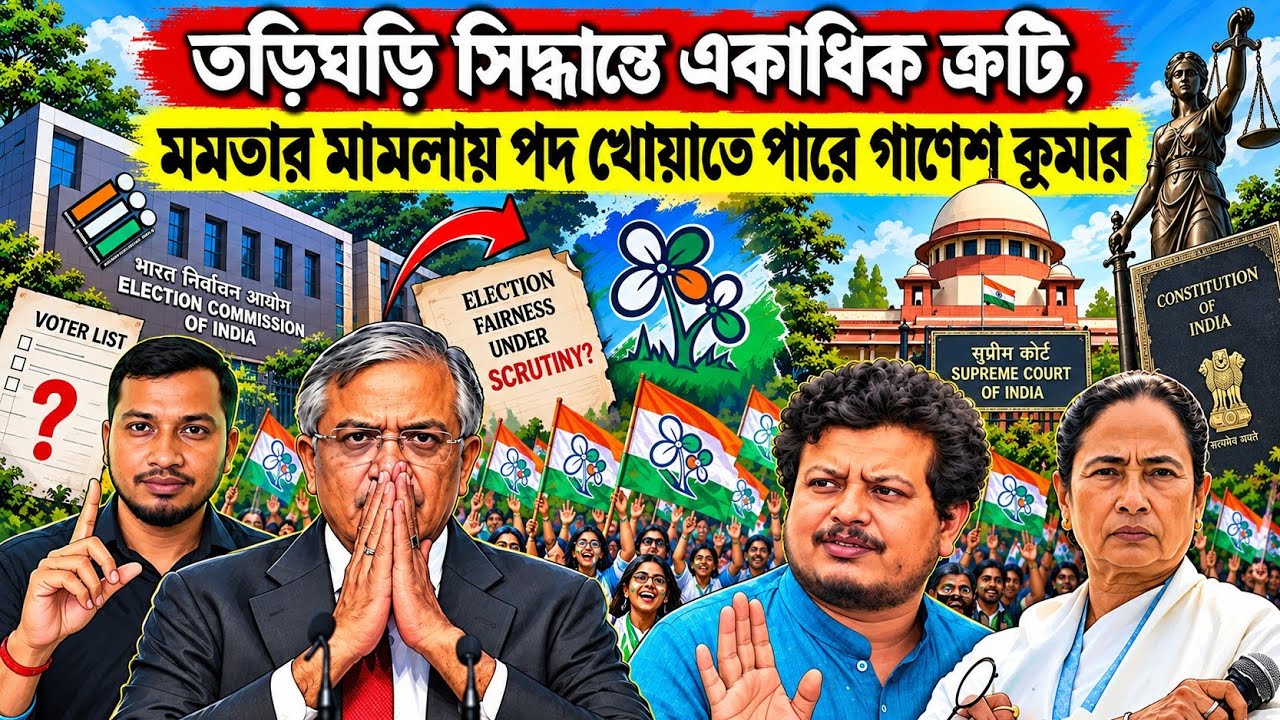 কেঁচো খুঁড়তে কেউটে মমতার মামলায় পদ খোয়াতে পারে গ্যানেশ কুমার ।