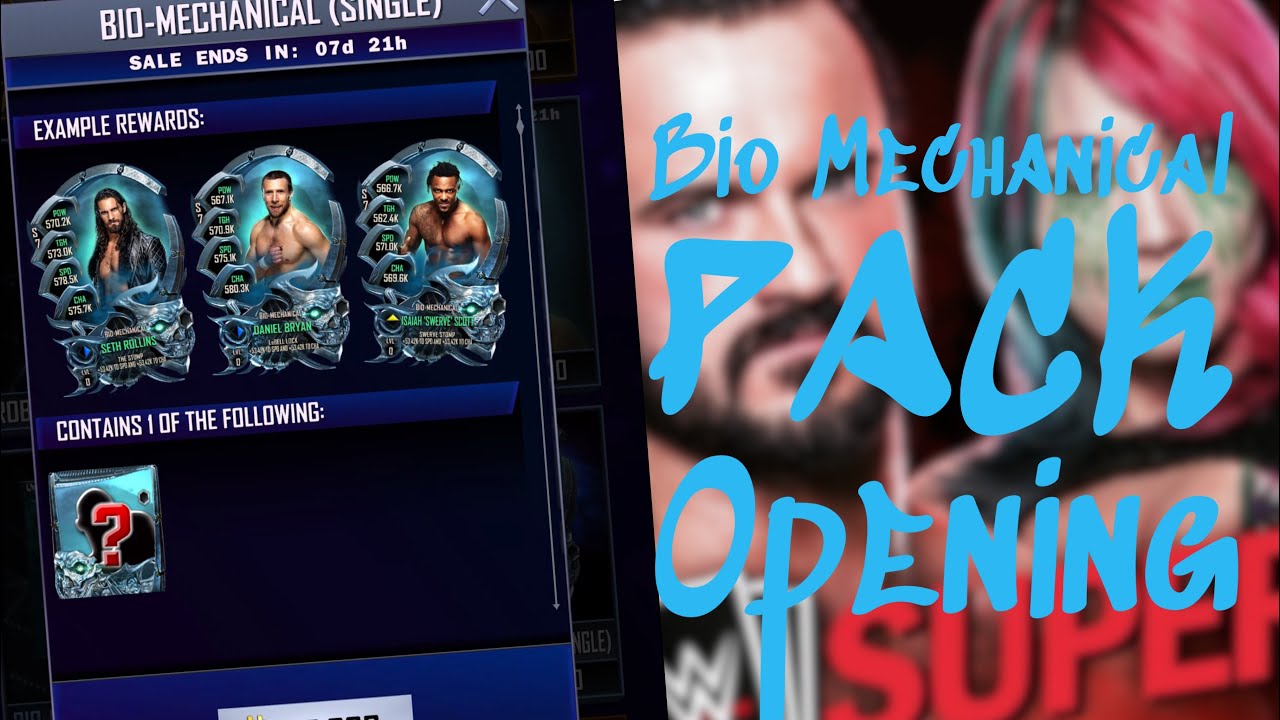 WWE SuperCard - Awesome Bio Mechanical Pack Opening!