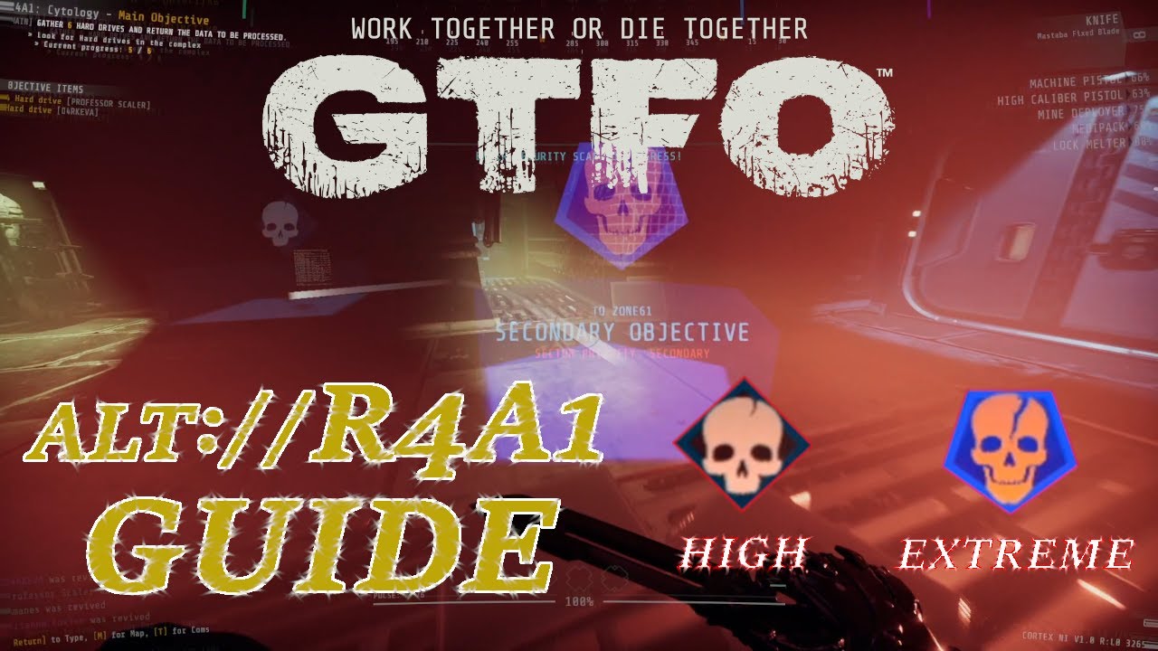 Similar Missions, Similar Strategies, Brand New Guides! - GTFO ALT://R4A1 Guide