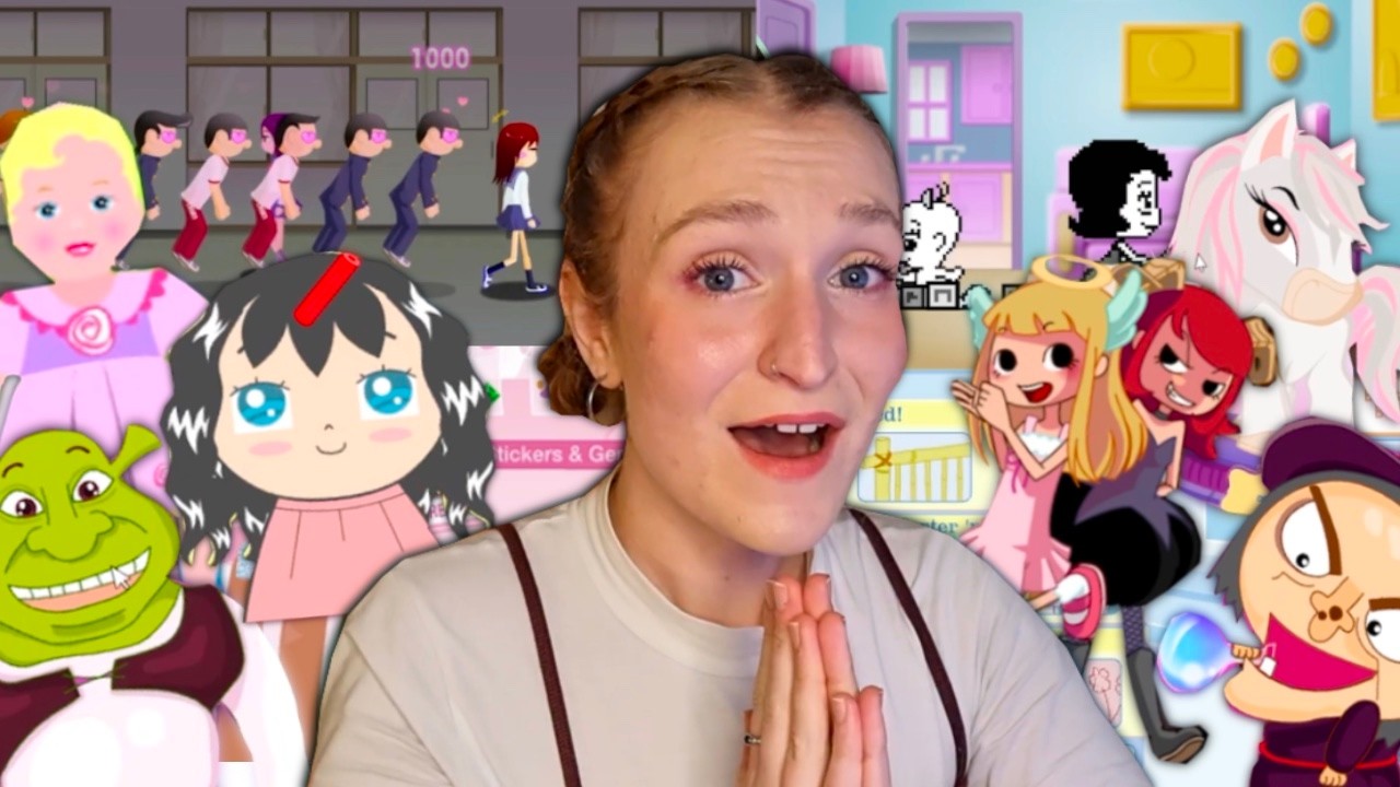 Playing Forgotten Girly Flashgames from the 2000s