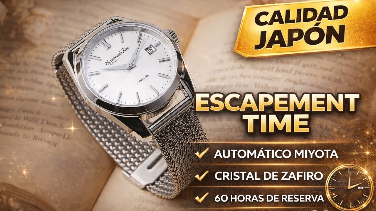 RELOJ ESCAPEMENT TIME MIYOTA 8315 UNBOXING 