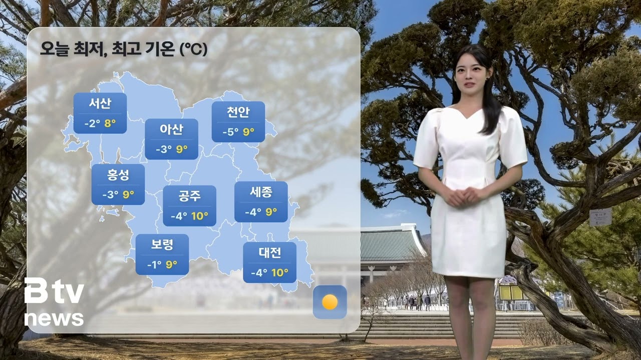 [2월 12일 충청권 날씨] 