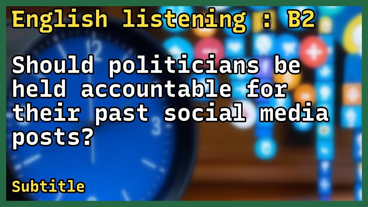 English Listening practice ( B2 ) | Subtitle | Broadcast | Debate #261