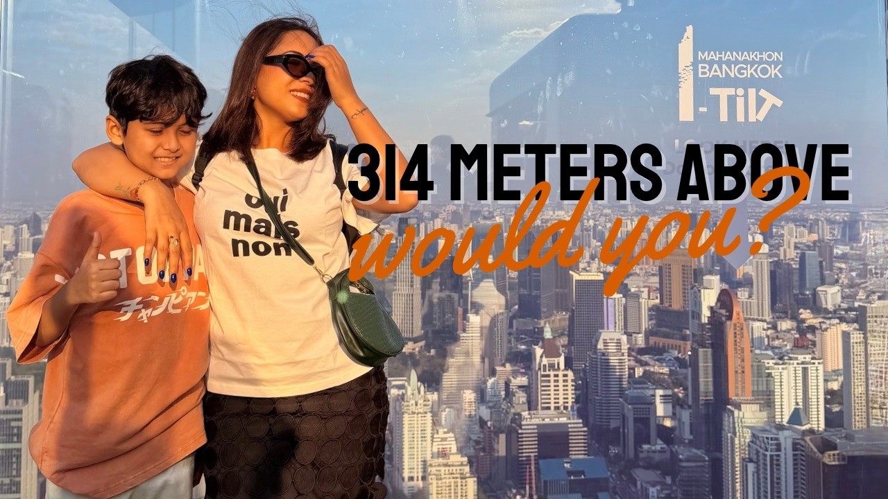 Bangkok’s Most INSANE Sunset & Laser Show 🇹🇭 | Mahanakhon Skywalk Experience | day3