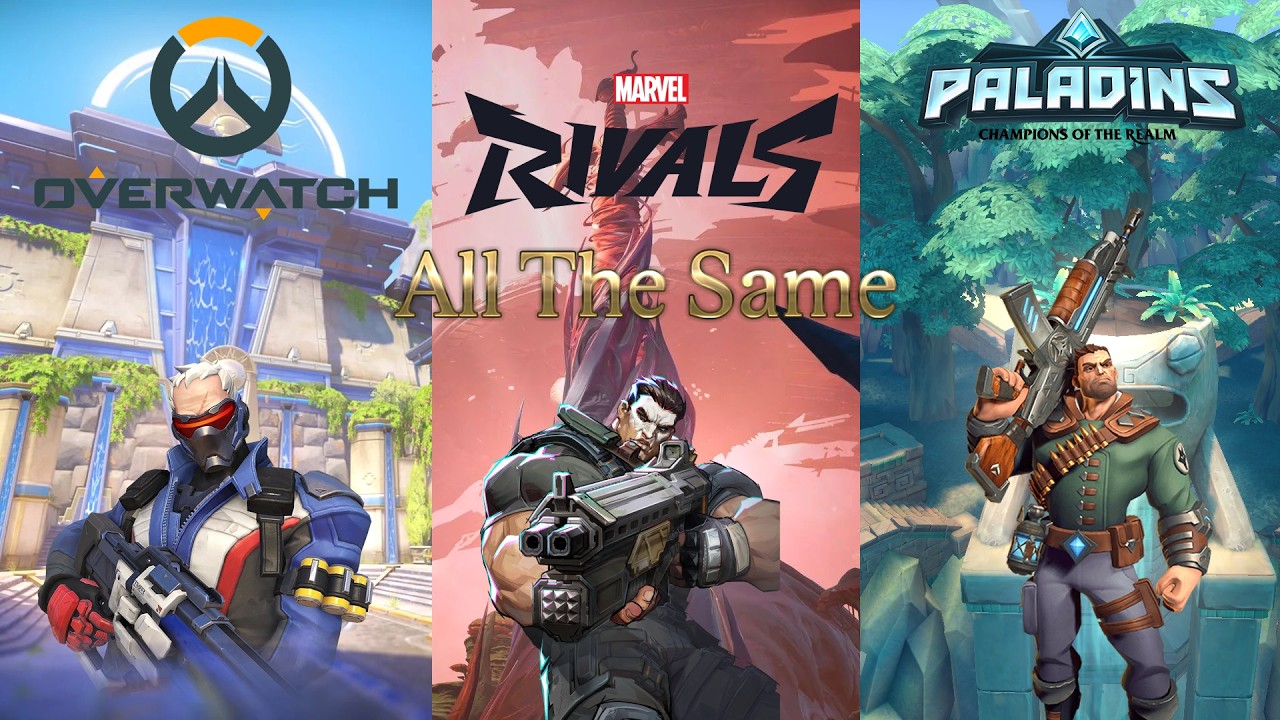 Every similar character in Overwatch, Marvel Rivals and Paladins