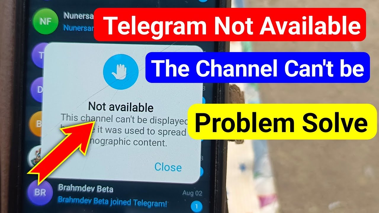 Not available Telegram | this channel cannot be displayed because it was used to spread telegram