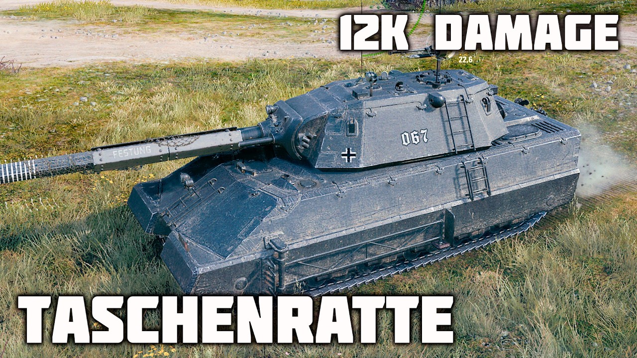 Taschenratte WoT – 3Kills, 12K Damage