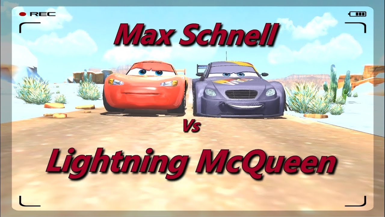 Disney Pixar Cars Fast as Lightning - McQueen vs Max