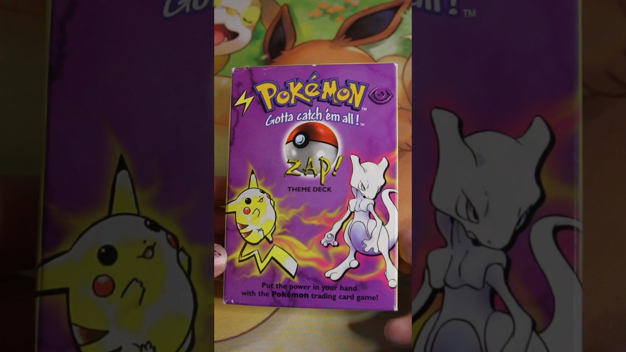 What's Inside a Pok&eacute;mon Base Set Theme Deck?