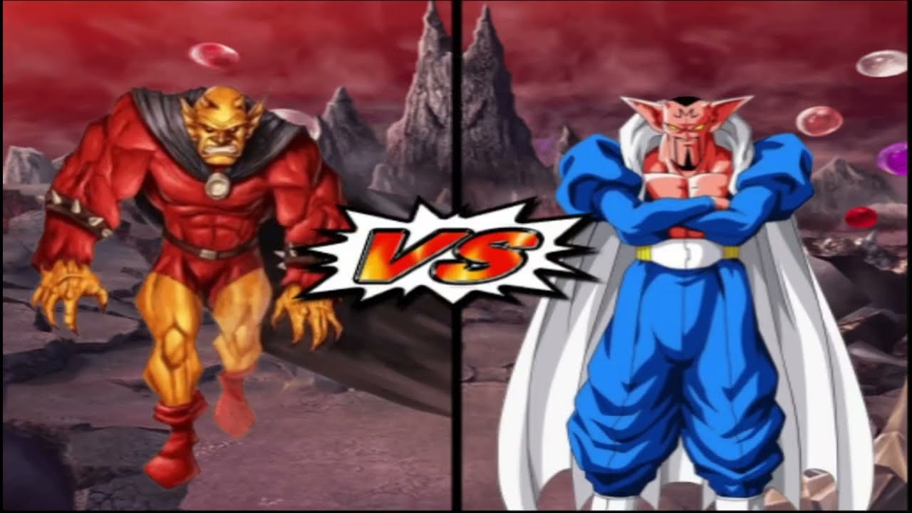 Etrigan VS Dabura - DBZ Budokai Tenkaichi 3