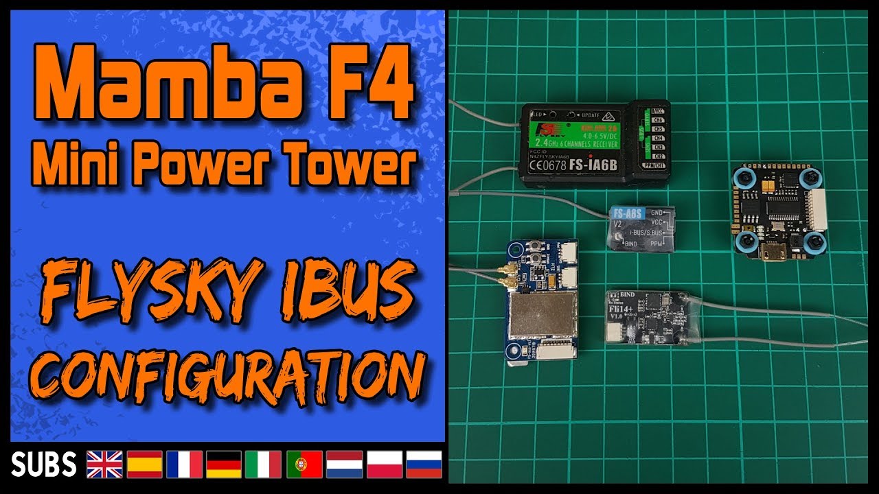 Mamba F4 Mini Power Tower - FLYSKY iBUS Setup
