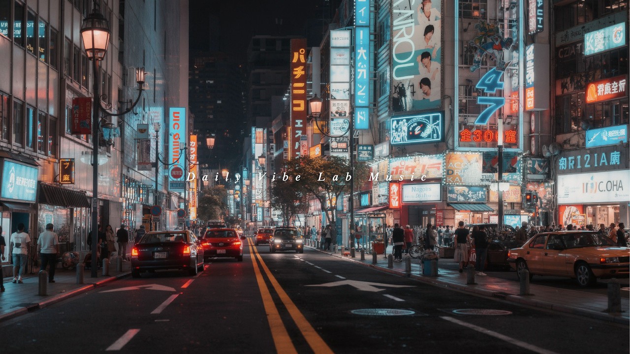 【Playlist 004】시티팝과 함께하는 도심 드라이브🌃霓虹城市夜行｜80s City Pop・Night Drive Music・작업음악・시티팝・Study＆Work music