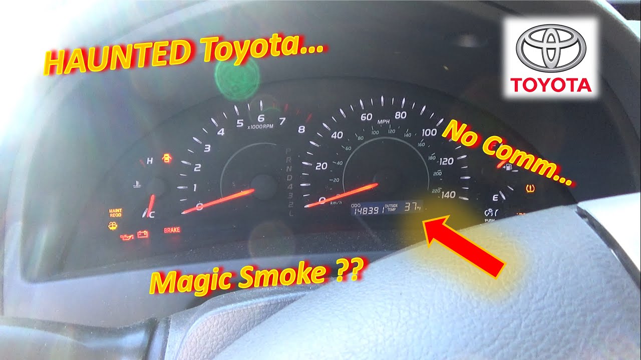 Заколдованная Toyota выпустила дым? (Camry No-Start No-Comm)