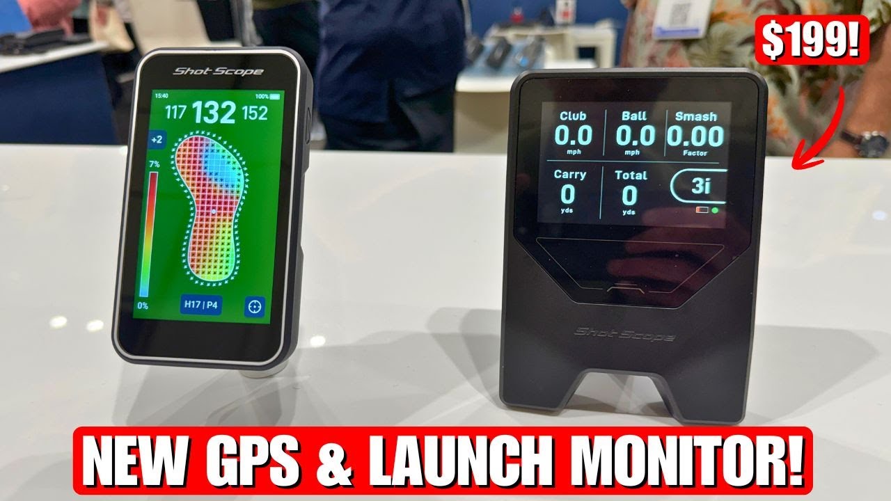 Shot Scope LM1 Launch Monitor & H50 GPS: First Look From PGA Show 2026