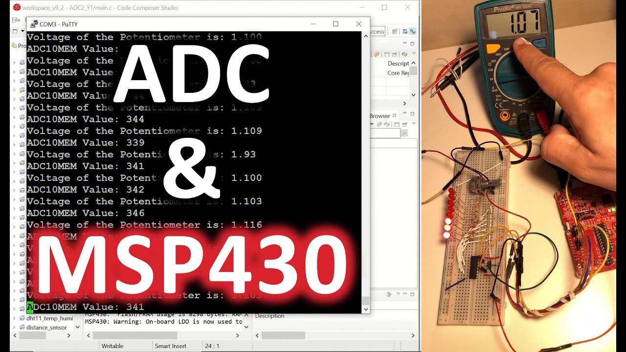 АЦП в микроконтроллере MSP430