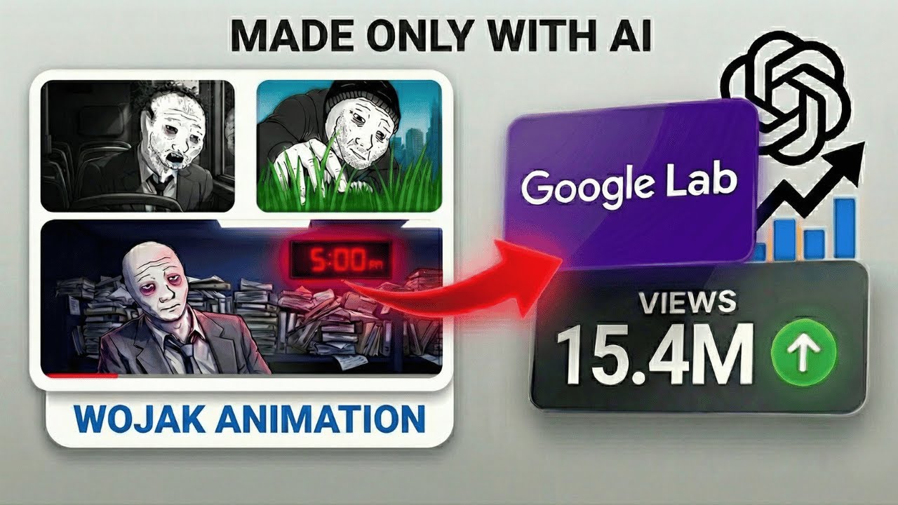 I Used ONLY AI to Create Viral Wojak Animations (Full Tutorial)