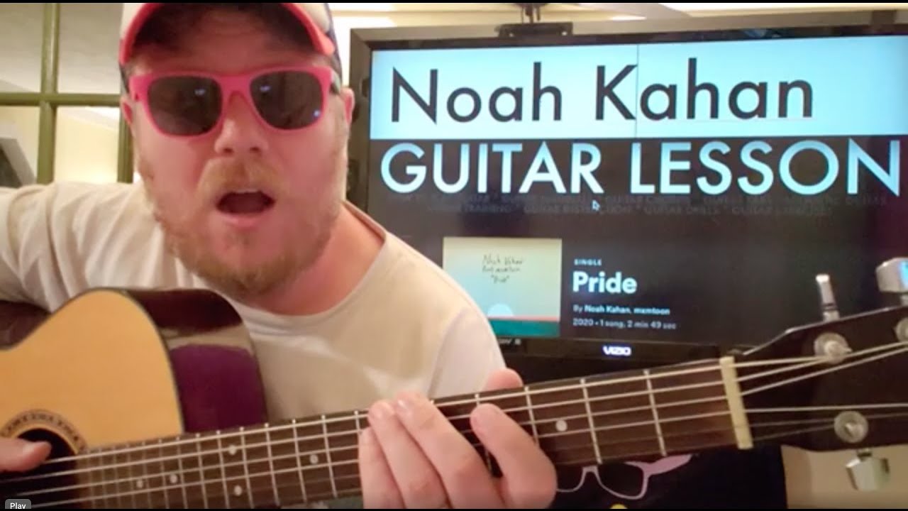 How To Play Pride guitar Noah Kahan mxmtoon // easy guitar tutorial beginner lesson easy chords