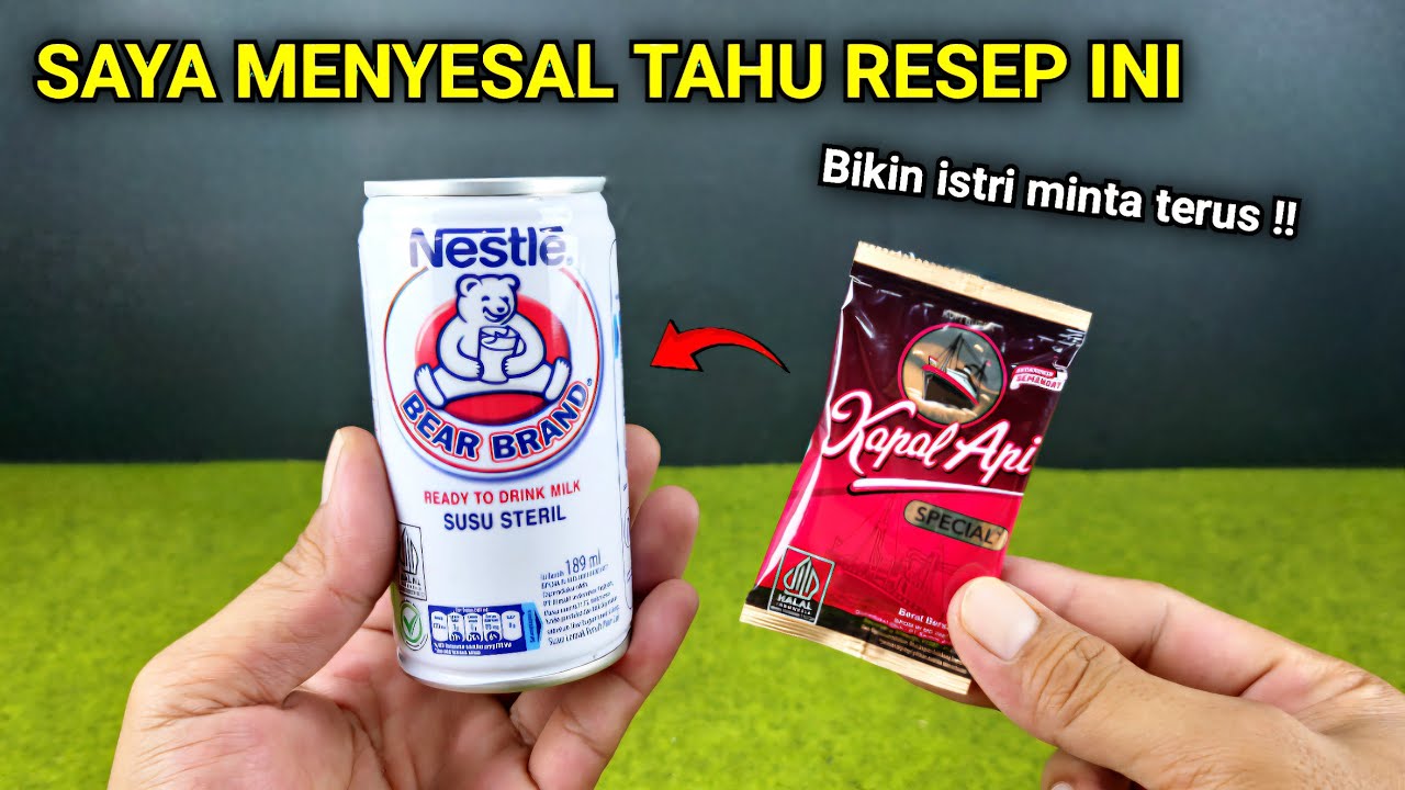 ILMU MAHAL‼️Ternyata ini KHASIAT minum susu Bear Brand campur KOPI