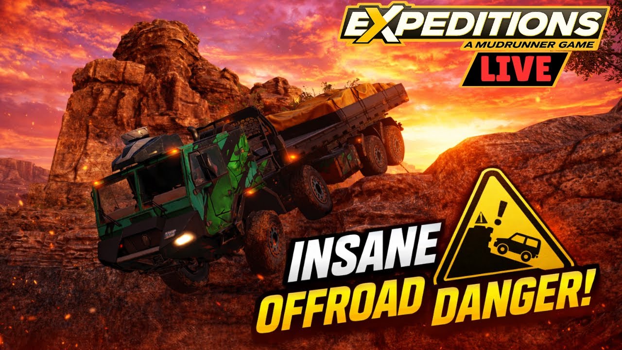 LIVE 🔴 Extreme Expedition Begins! | Expeditions: A MudRunner Game | Hardcore Off-Road Survival