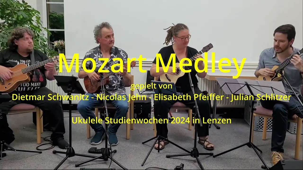 Mozart Medley  for Ukulele Ensemble #Ukulele #ukuleleensemble #mozart