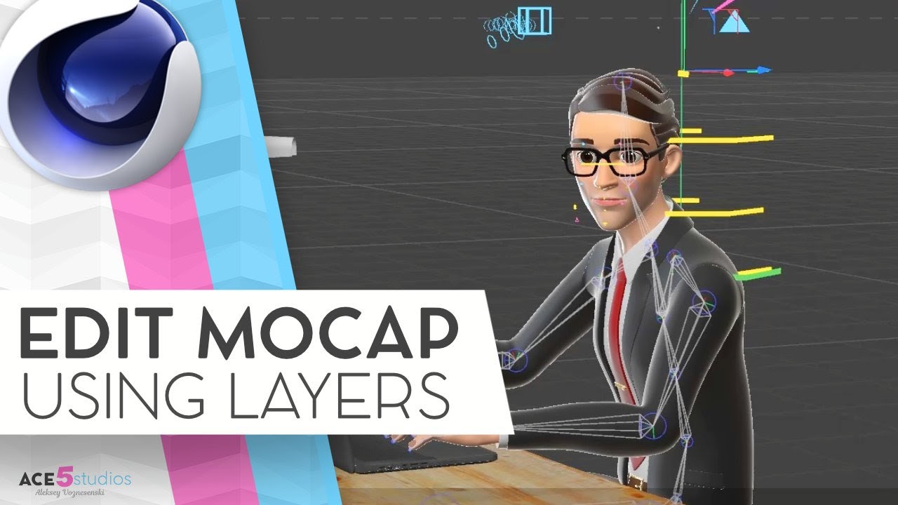 [C4d] Очень простой монтаж захвата движений в Cinema 4D — с использованием слоев!