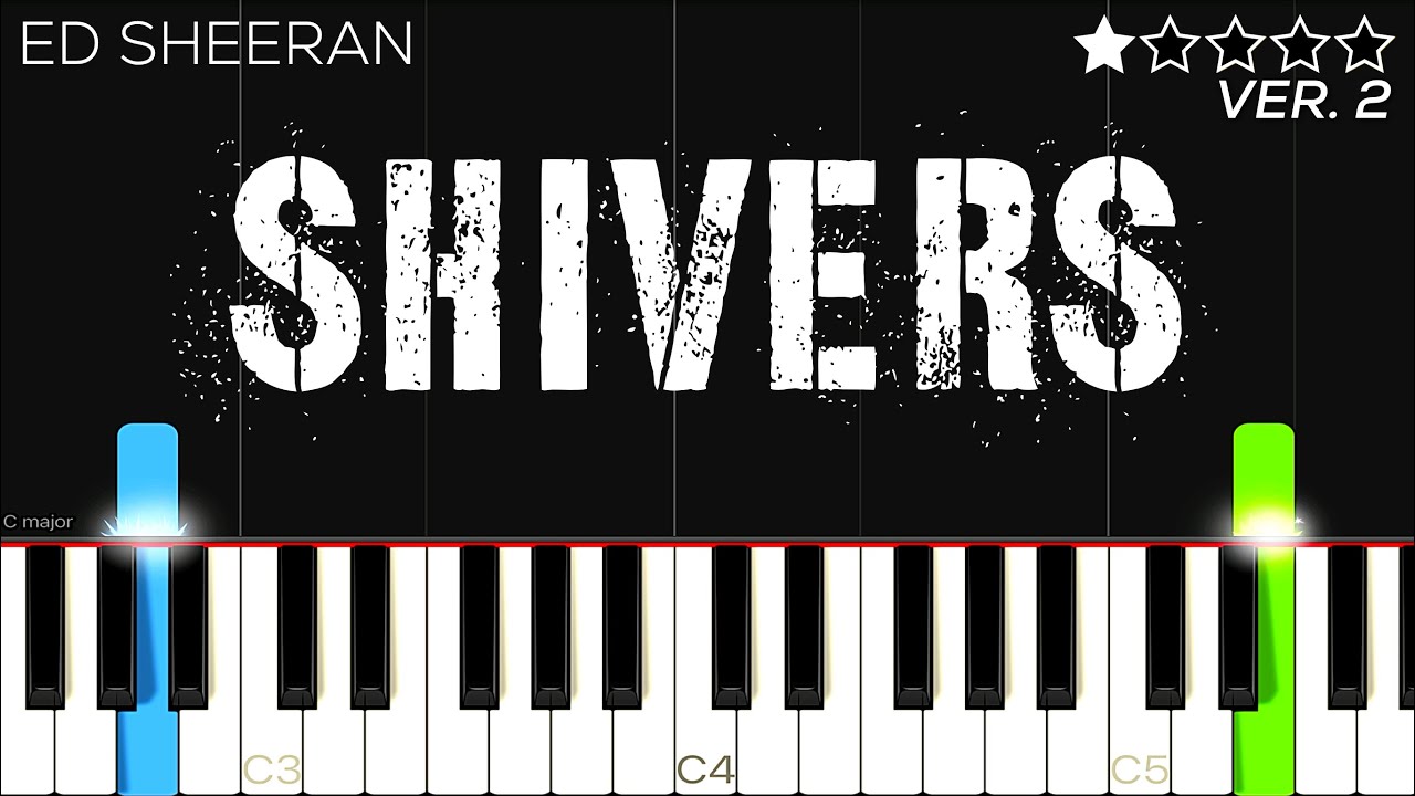 Ed Sheeran - Shivers | EASY Piano Tutorial