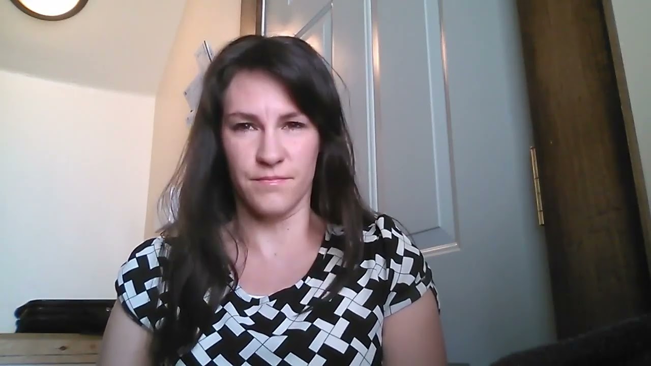 Woman with air swallowing and shoulders tics