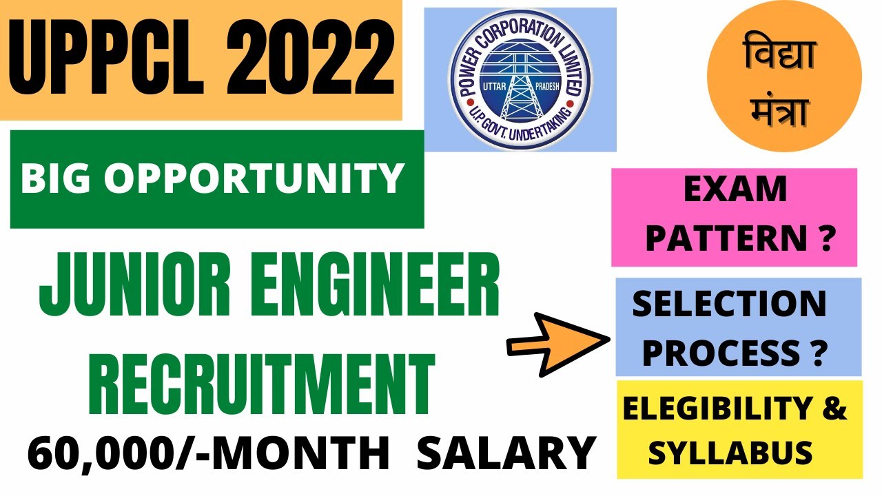 UPPCL JE Vacancy 2022 | UPPCL JE Civil Vacancy | Notification Out How to Fill UPPCL JE Online Form
