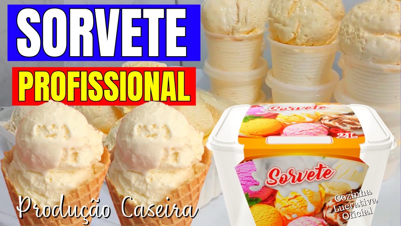EU FAÇO 50 POTES DE QUALQUER SABOR BASE ECONÔMICA FÁCIL! #icecream #sorvete