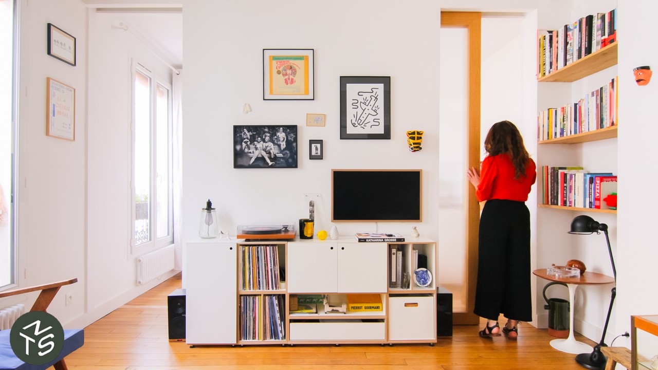 Interior Designer Turns Couple&rsquo;s Small 20-Year-Old Rental Into Bright Open Home, Paris 45sqm/484sqft